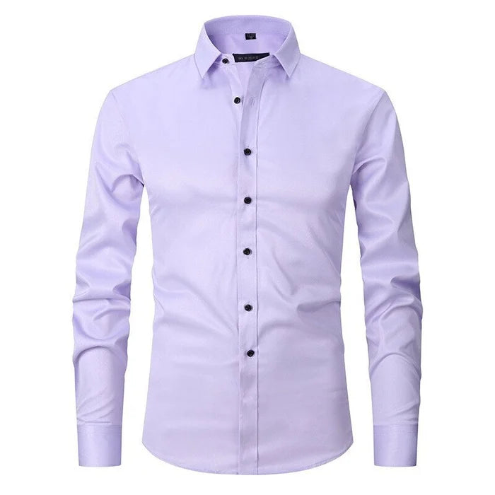 Lucas | camicia antipiega elasticizzata