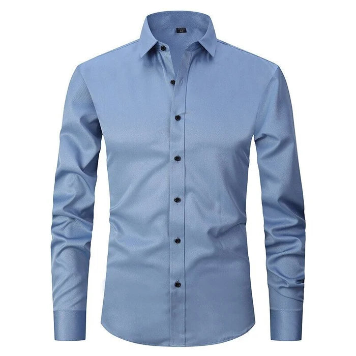 Lucas | camicia antipiega elasticizzata