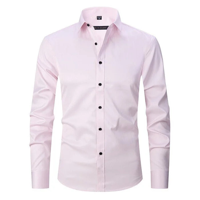 Lucas | camicia antipiega elasticizzata