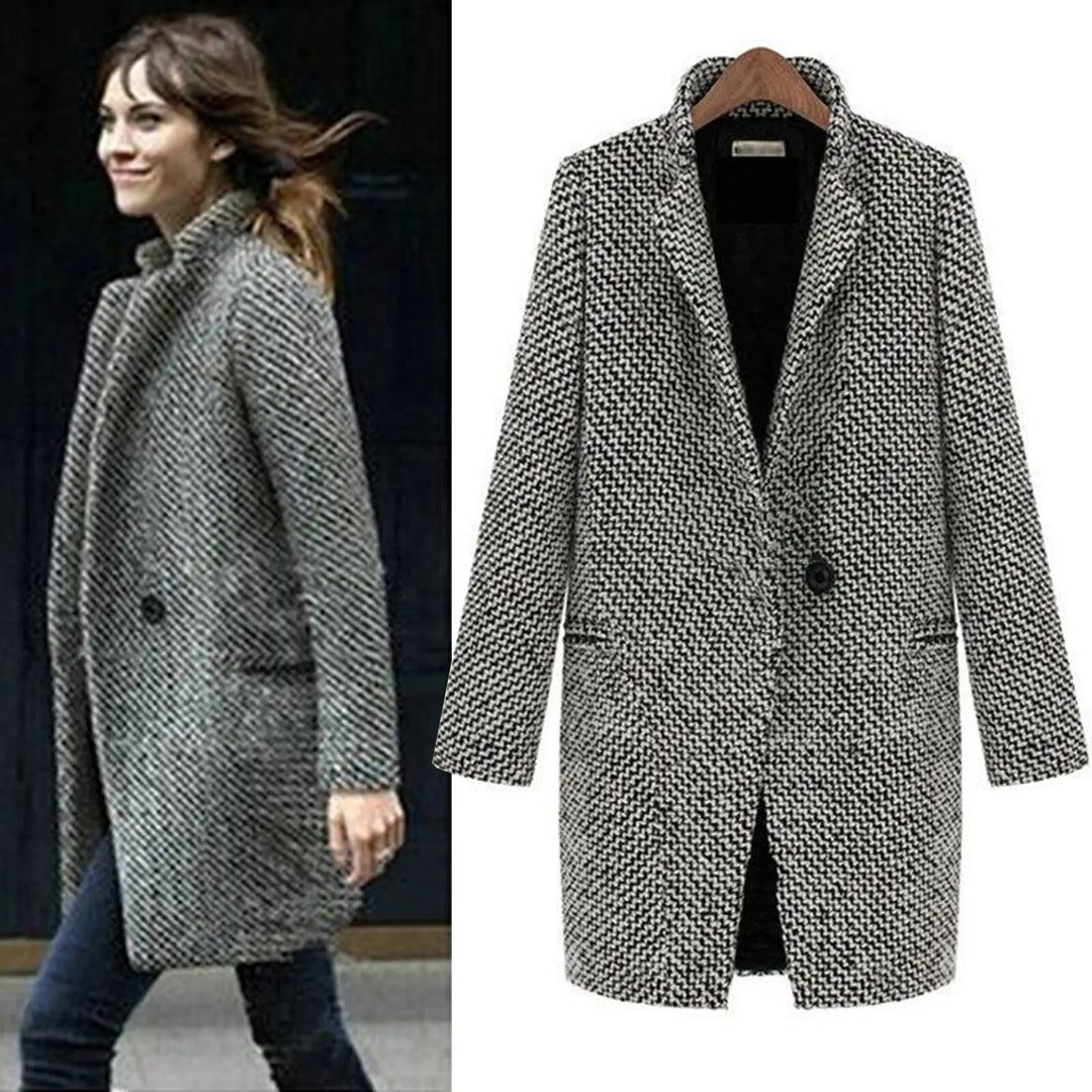 Cheska | Giacca lunga Cappotto di lana