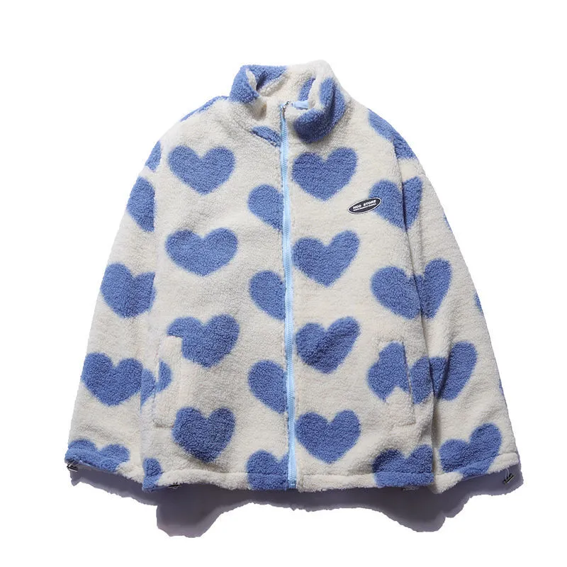 Chyna Cappotto Double-Sided Heart