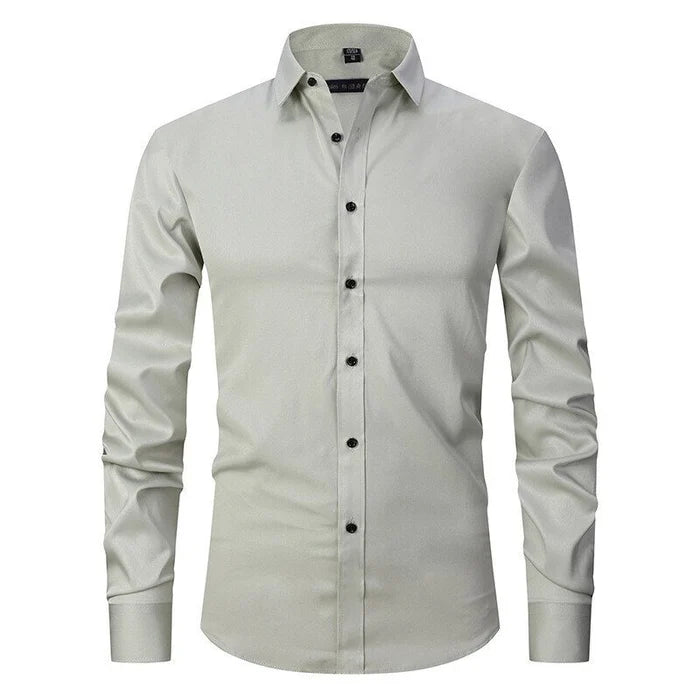 Lucas | camicia antipiega elasticizzata